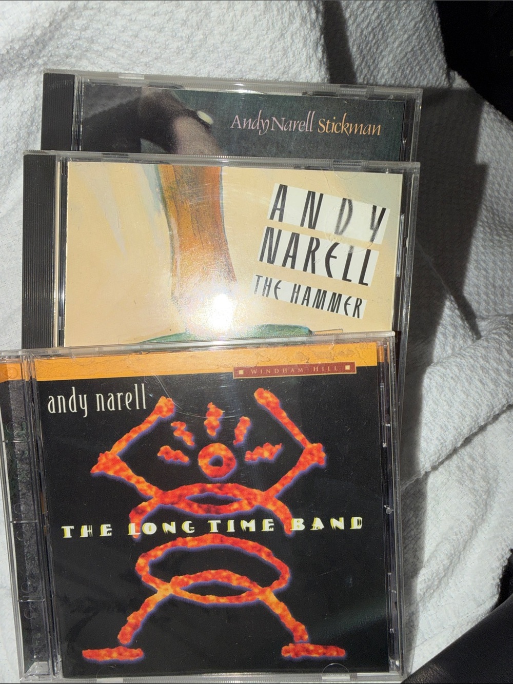 Andy Narell CD Lot 3 The Hammer Stickman Long Time Band Windham Hill Jazz OOP